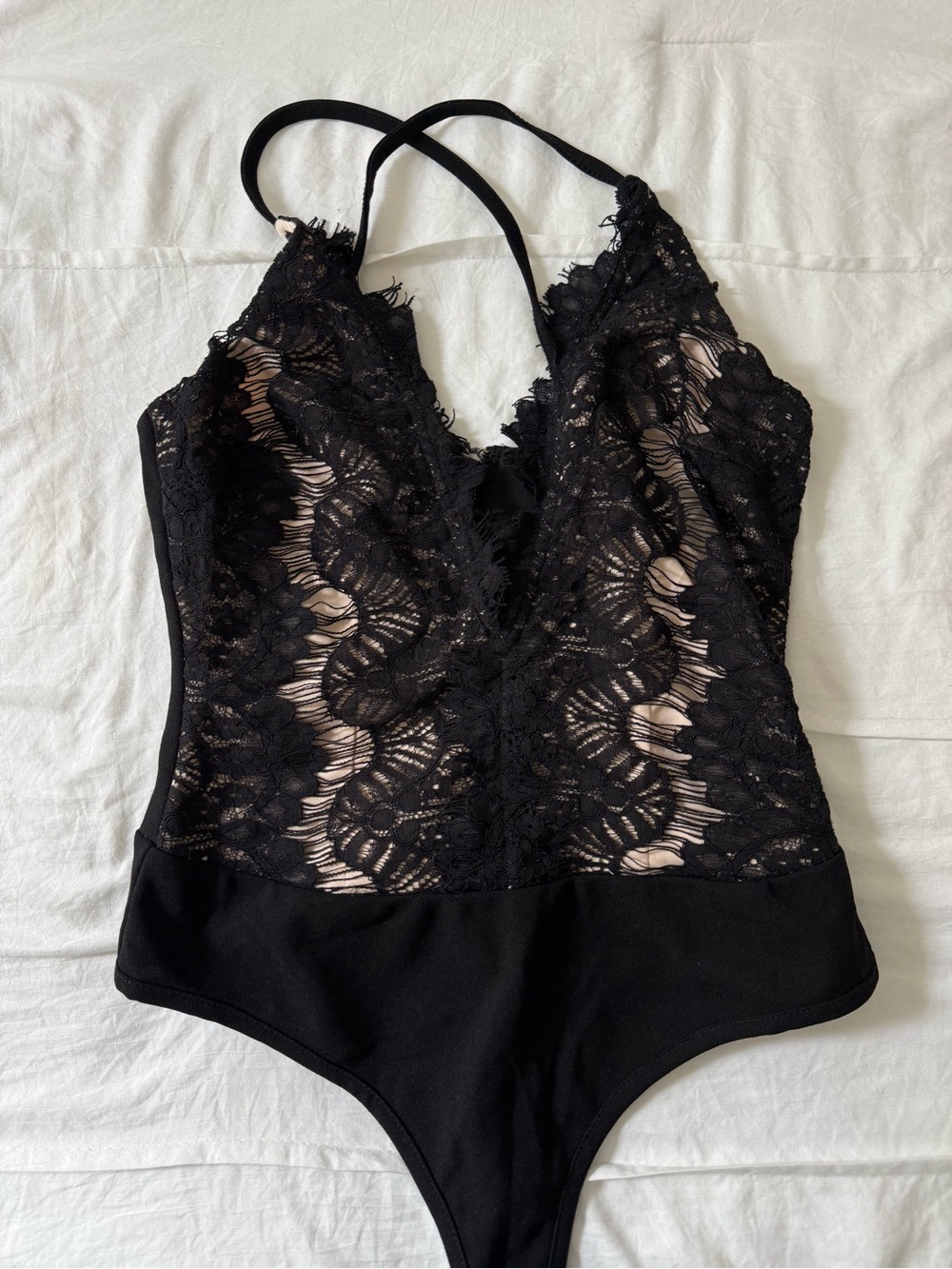 Windsor Black Lace Bodysuit